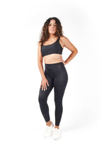 Load image into Gallery viewer, APOYO BLACK SPORTS BRA | ESSENTIAL
