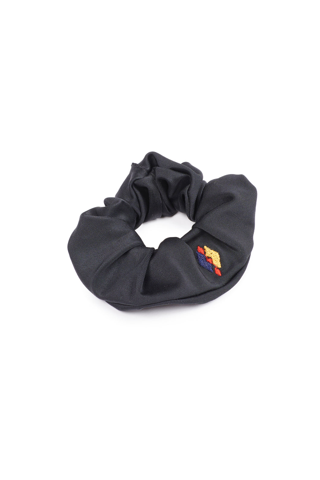 SENCILLA BLACK LOGO SCRUNCHIE | ESSENTIALS